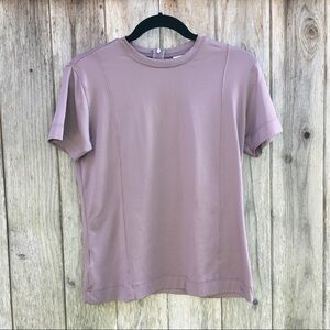 Nike Golf Dri-Fit Back Zip Short Sleeve Top Medium